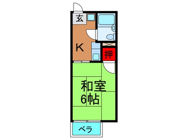 入江ハイツの物件間取画像